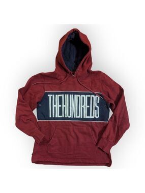 The Hundreds Dark Red Hoodie Sweatshirt Medium